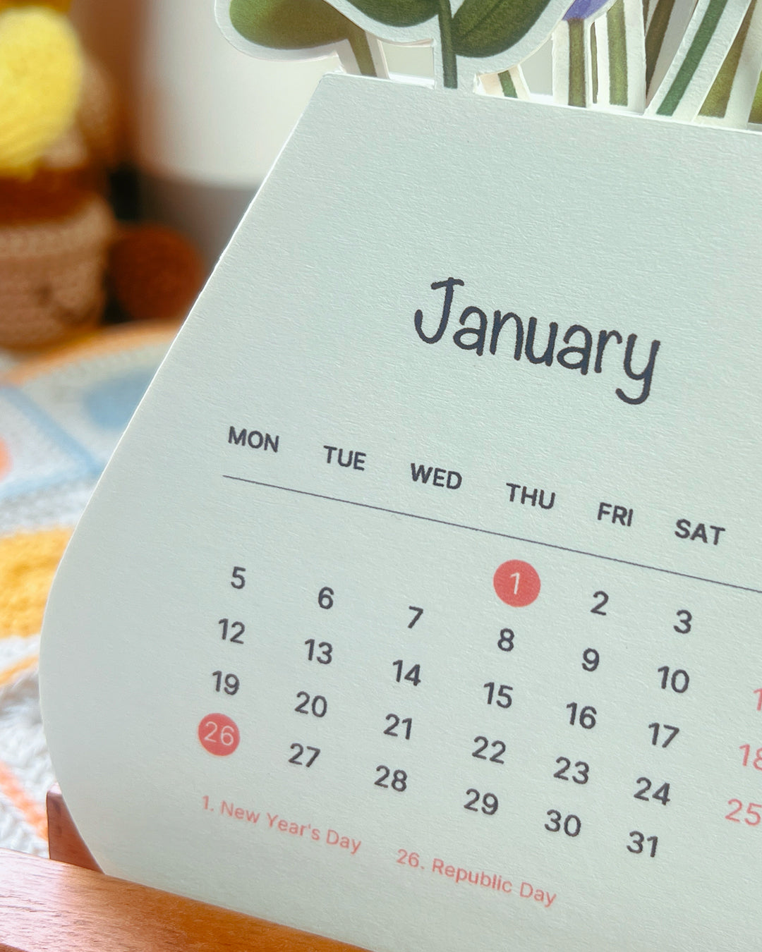 2026 Floral Calendar