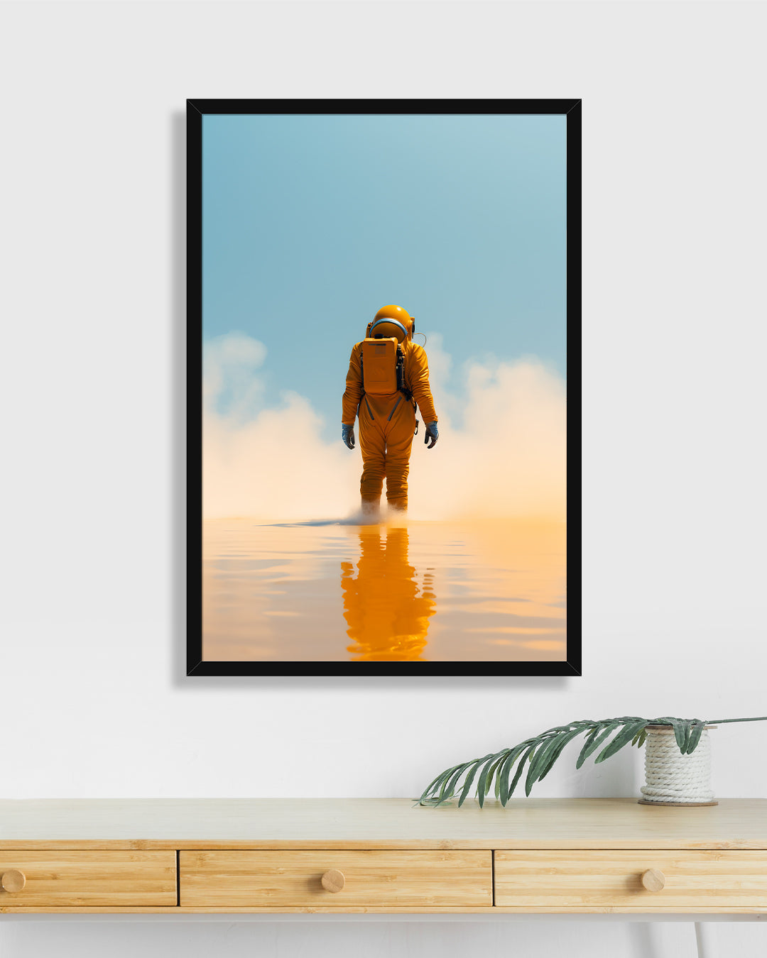 Astronaut walk Photo Frame