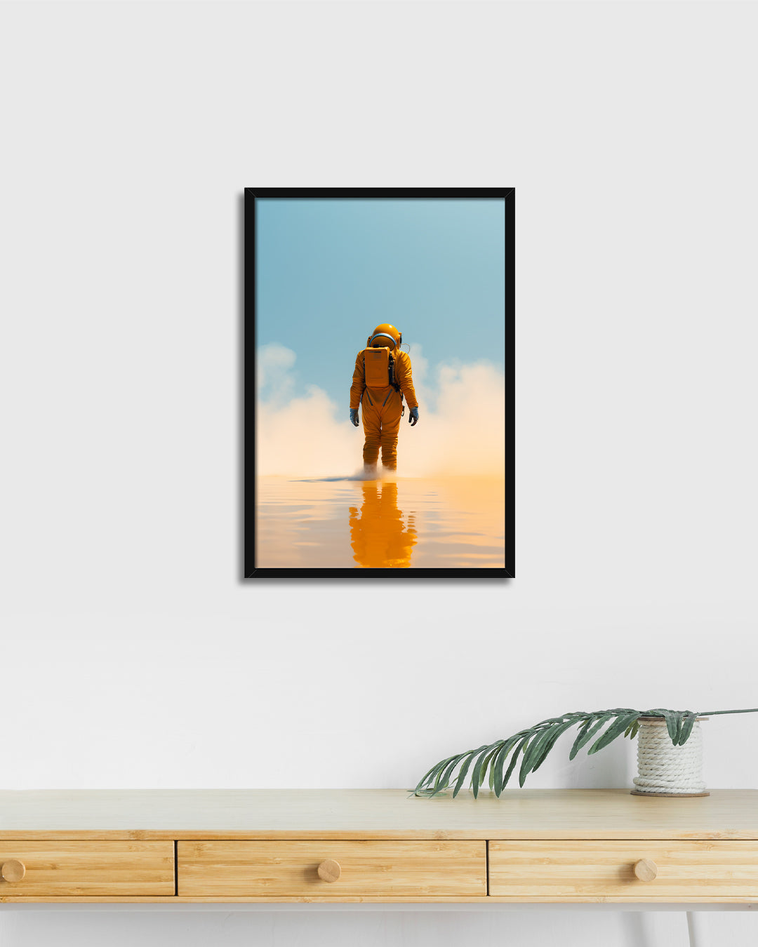 Astronaut walk Photo Frame