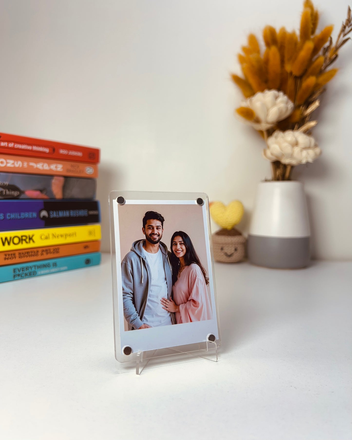 Acrylic Magnetic Frames with (8) Polaroid photos