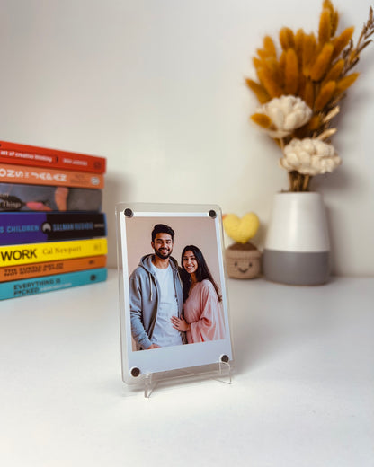 Acrylic Magnetic Frames with Polaroid photos