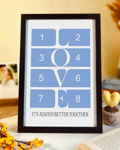 Love-Themed Photo Frame