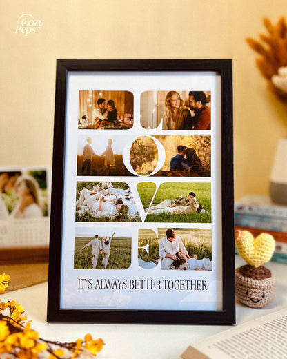 Love-Themed Photo Frame