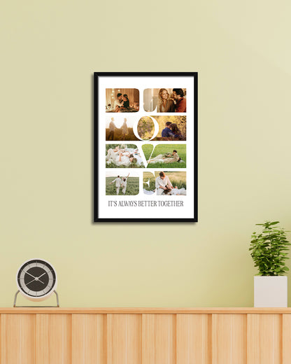 Love-Themed Photo Frame