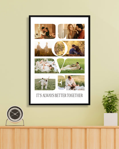 Love-Themed Photo Frame