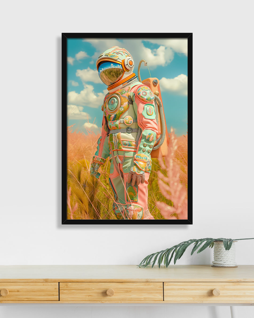 Dreamy Astronaut Photo Frame