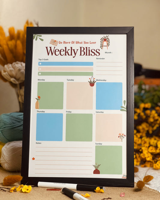 Rewritable Weekly Planner